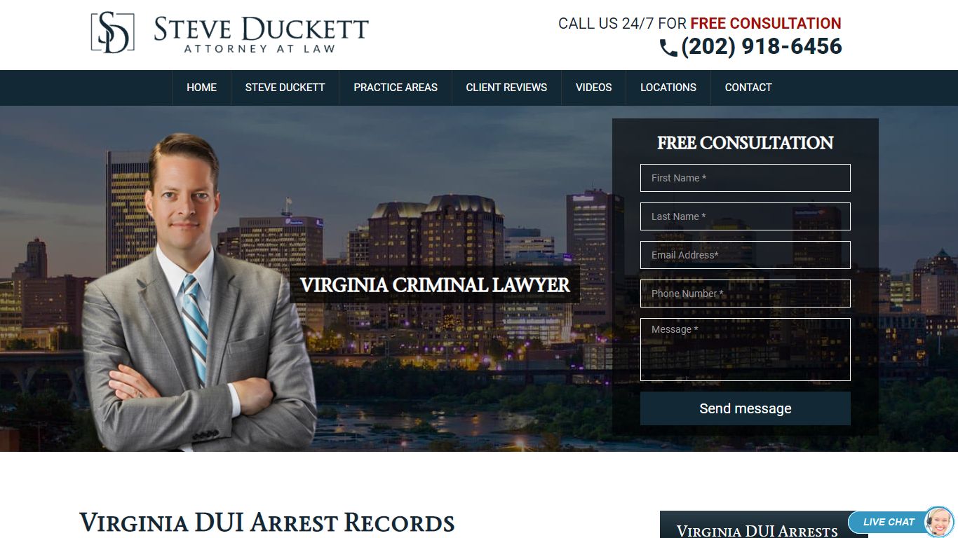 Virginia DUI Arrest Records | Document of Actions